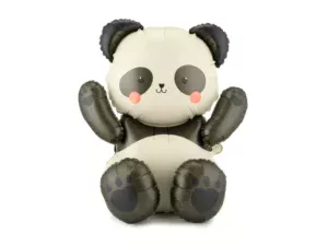 Party Deco 28 inch Sitting Panda Bear Foil Balloon
