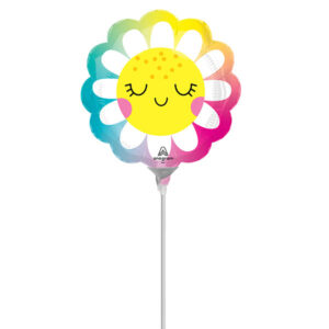 Anagram 14 inch Happy Daisy Mini Foil Balloon