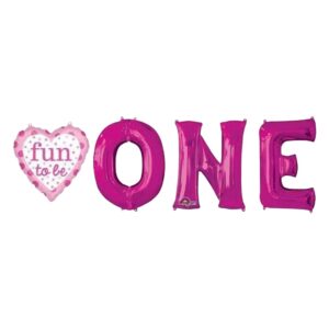 Anagram 26 inch Fun To Be ONE Girl Foil Balloon