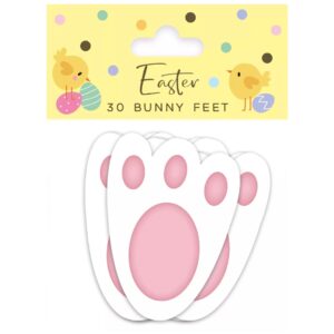 Eurowrap 30 Pack Easter Bunny Feet