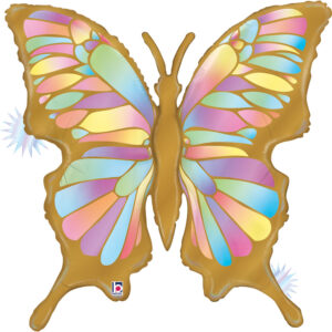 Grabo 24 inch Opal Butterfly Foil Balloon