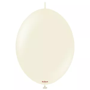Kalisan 12 inch Retro White Sand K-Link Latex Balloons