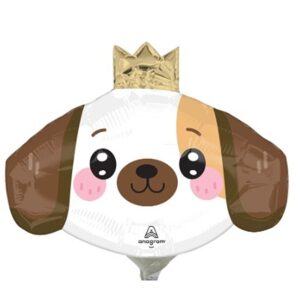 Anagram 14 inch Kawaii Puppy Head Mini Foil Balloon