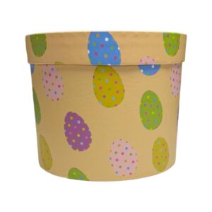 Single Hat Box Cream Easter Eggs