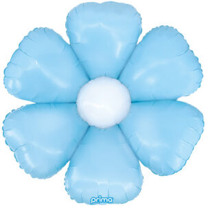 Prima 34 inch Pale Blue Daisy Deco Balloon
