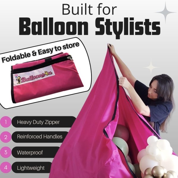 B4U Exclusive Heavy Duty 82x79 inch Waterproof Professional Balloon Transport Bag