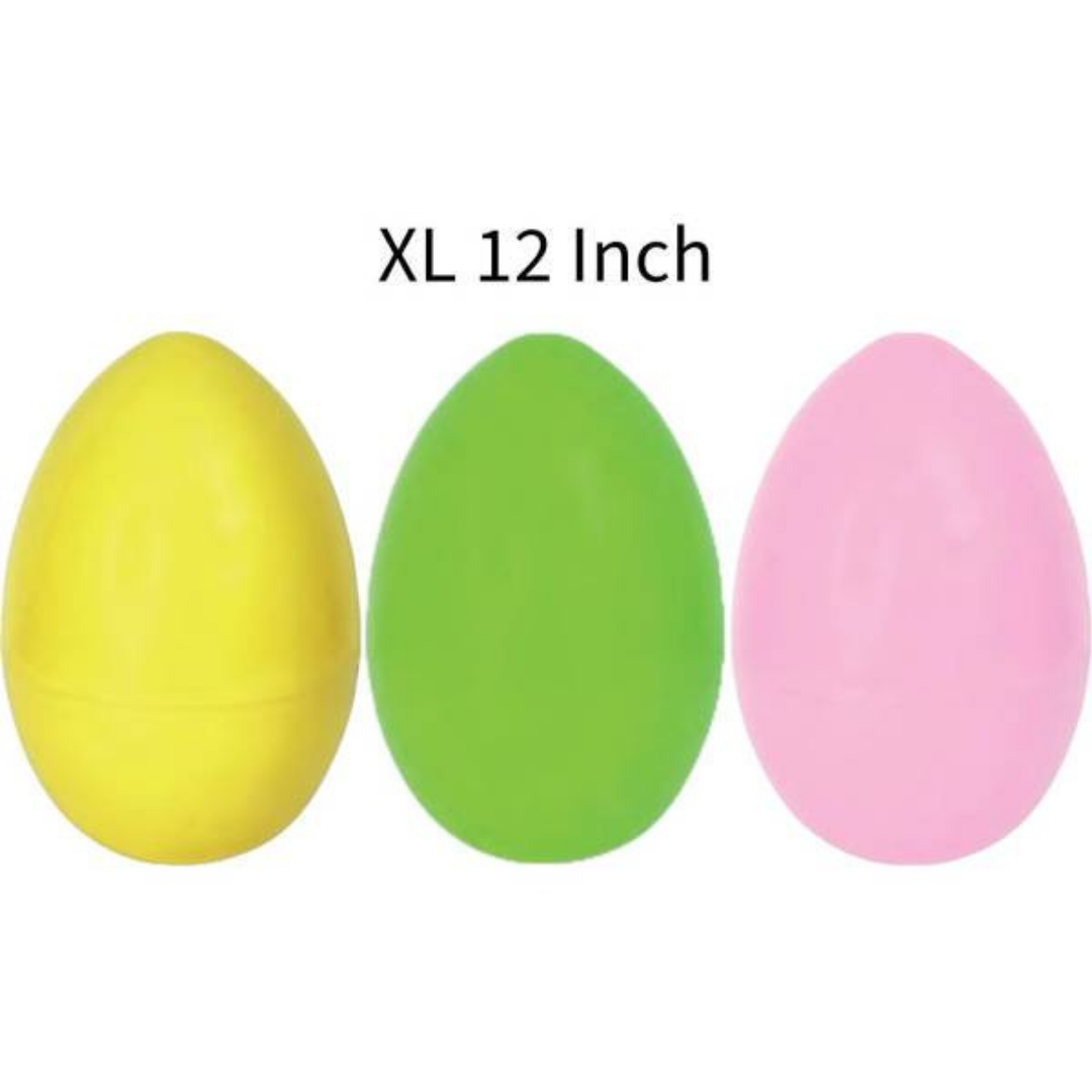 Eurowrap 12 inch Pink Extra Large Plastic Egg