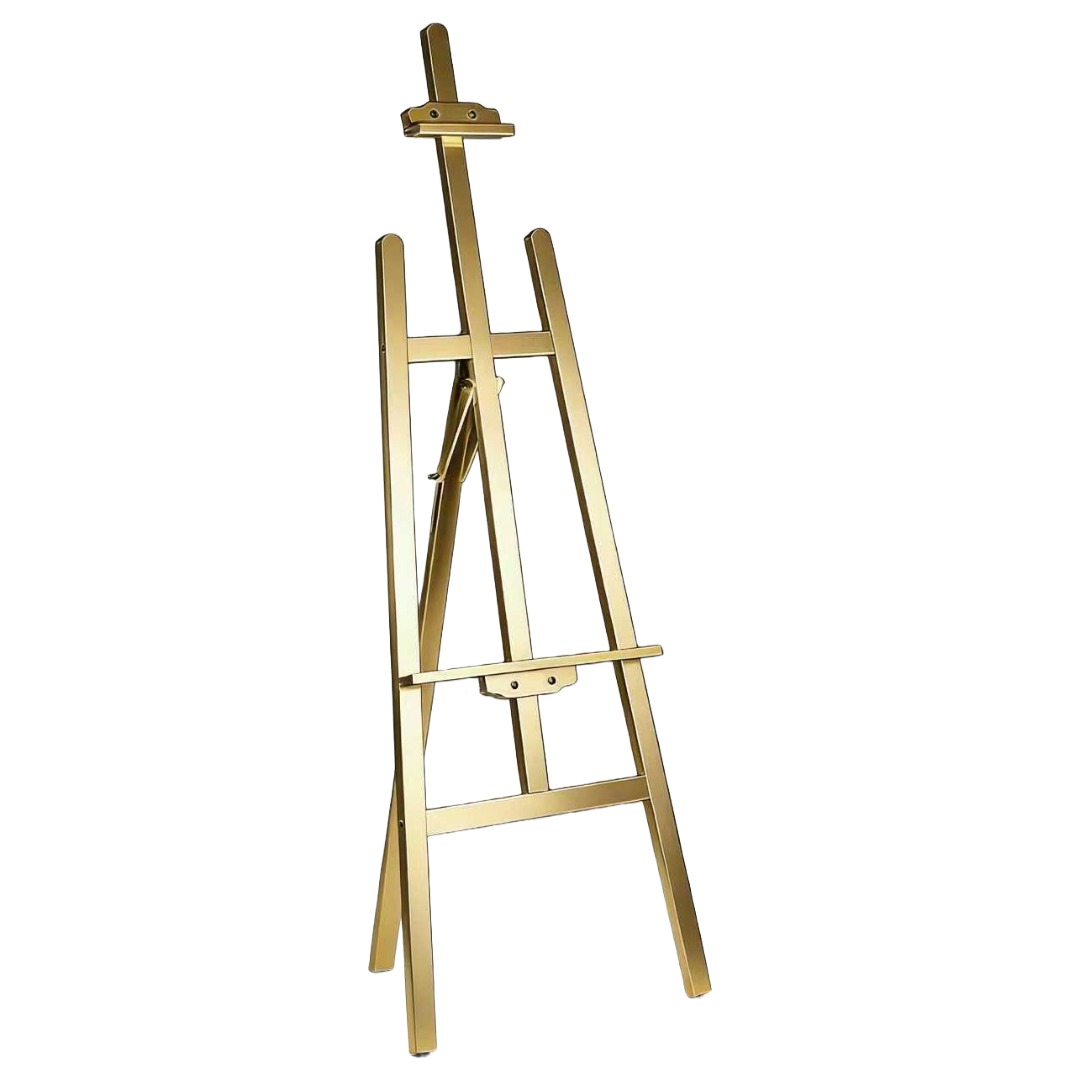 Gold Wooden Easel 160cm