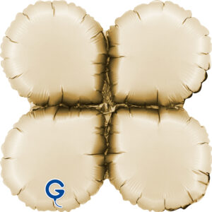 Grabo 13 inch Satin Cream Base Drops Mini Foil Balloon