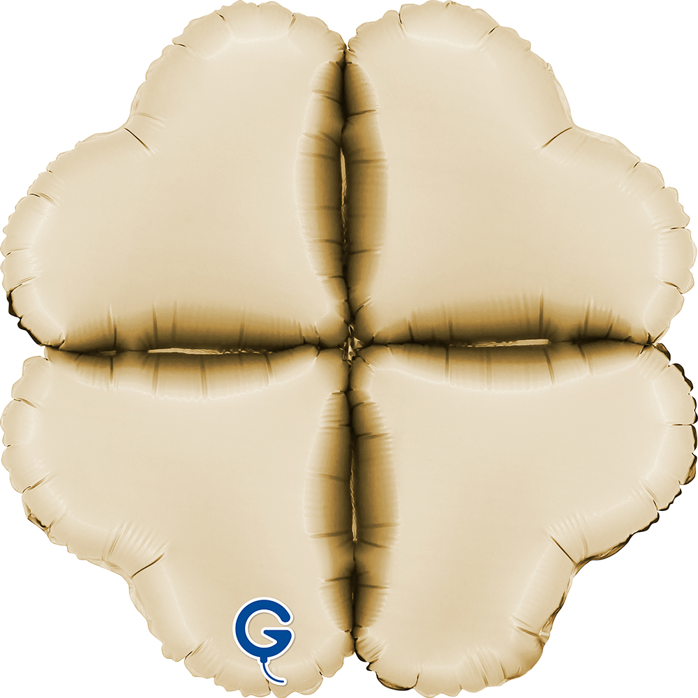 Grabo 16 inch Satin Cream Base Drops Foil Balloon