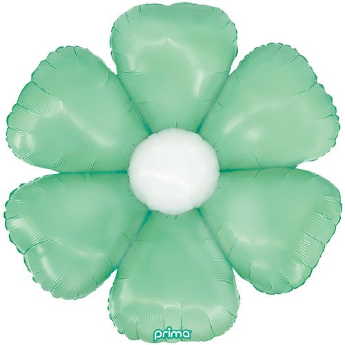 Prima 34 inch Mint Green Daisy Deco Balloon