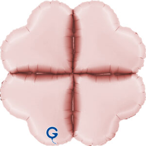 Grabo 24 inch Satin Pastel Pink Base Drops Mini Foil Balloon