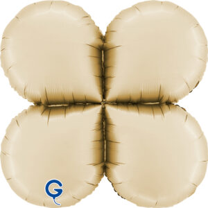 Grabo 26 inch Satin Cream Base Drops Mini Foil Balloon