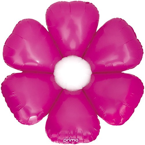 Prima 34 inch Hot Pink Daisy Deco Balloon