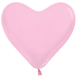 Sempertex 12 inch Fashion Pink Heart Shaped Latex Balloons