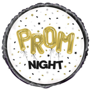 Unique 18 inch Prom Night Stars Foil Balloon