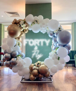 FORTY & Fly 81 x 63cm Cool White Neon Sign
