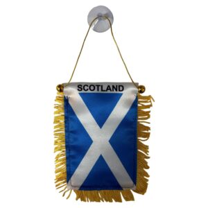 12 x 8cm Scotland Saltire Mini Window Banner