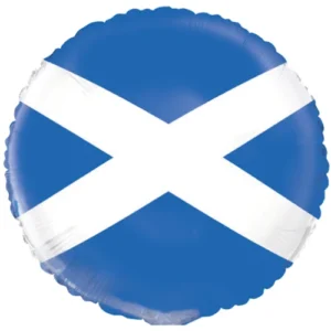 Unique 18 inch Scotland Flag Round Foil Balloon