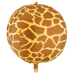 30 inch Matte Giraffe Spots Ball Foil Balloon