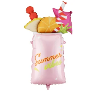 Party Deco 31 inch Summer Vibes Cocktail Foil Balloon