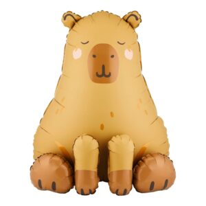 Party Deco 32 inch Sitting Capybara Foil Balloon