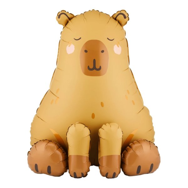 Party Deco 32 inch Sitting Capybara Foil Balloon