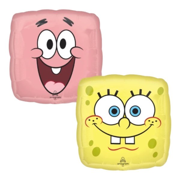 Anagram 18 inch Spongebob & Patrick Square Foil Balloon