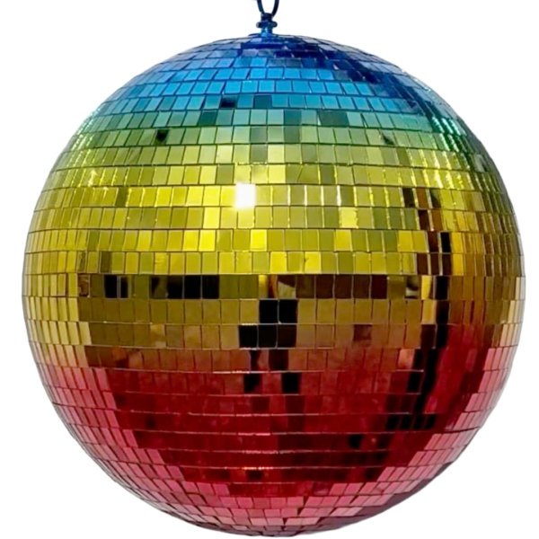 Disco Balls Rainbow Various Sizes