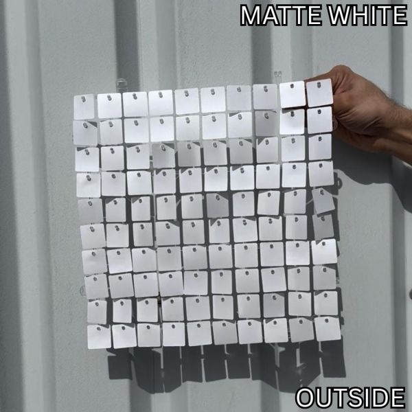 MATTE WHITE SHIMMER