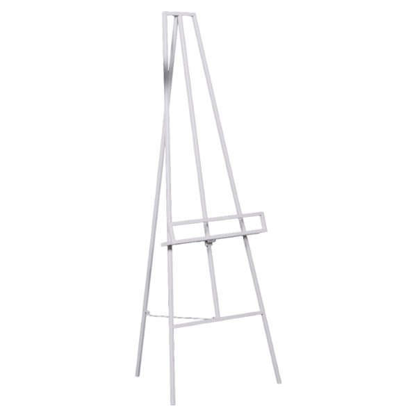 Simple White Easel Metal 150cm