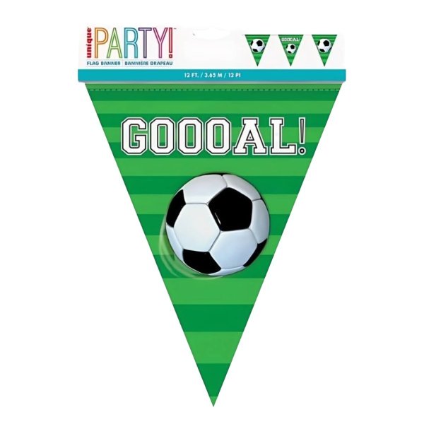 Unique 3.65m Soccer GOOOAL Bunting