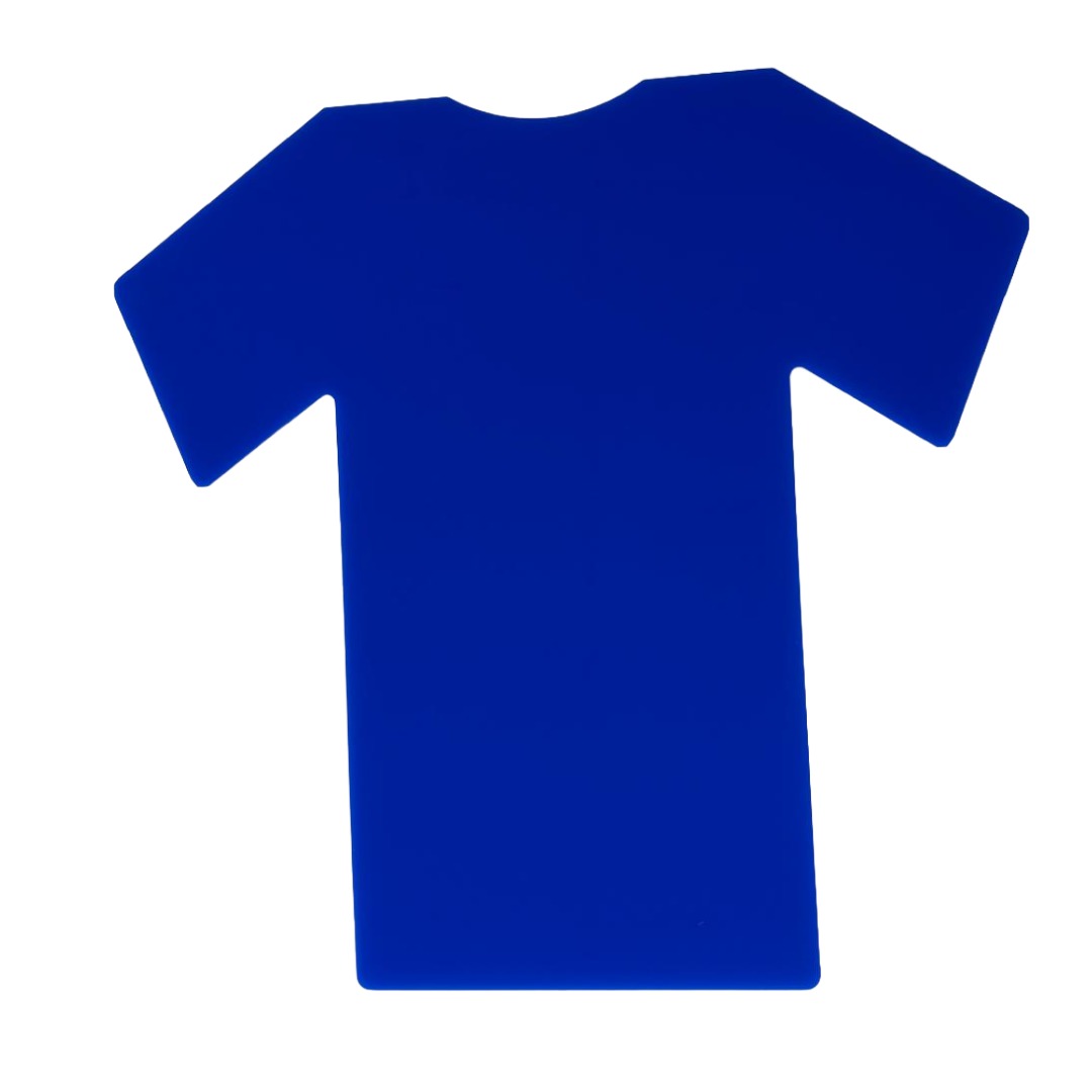 Acrylic 400mm x 500mm Blue Shirt