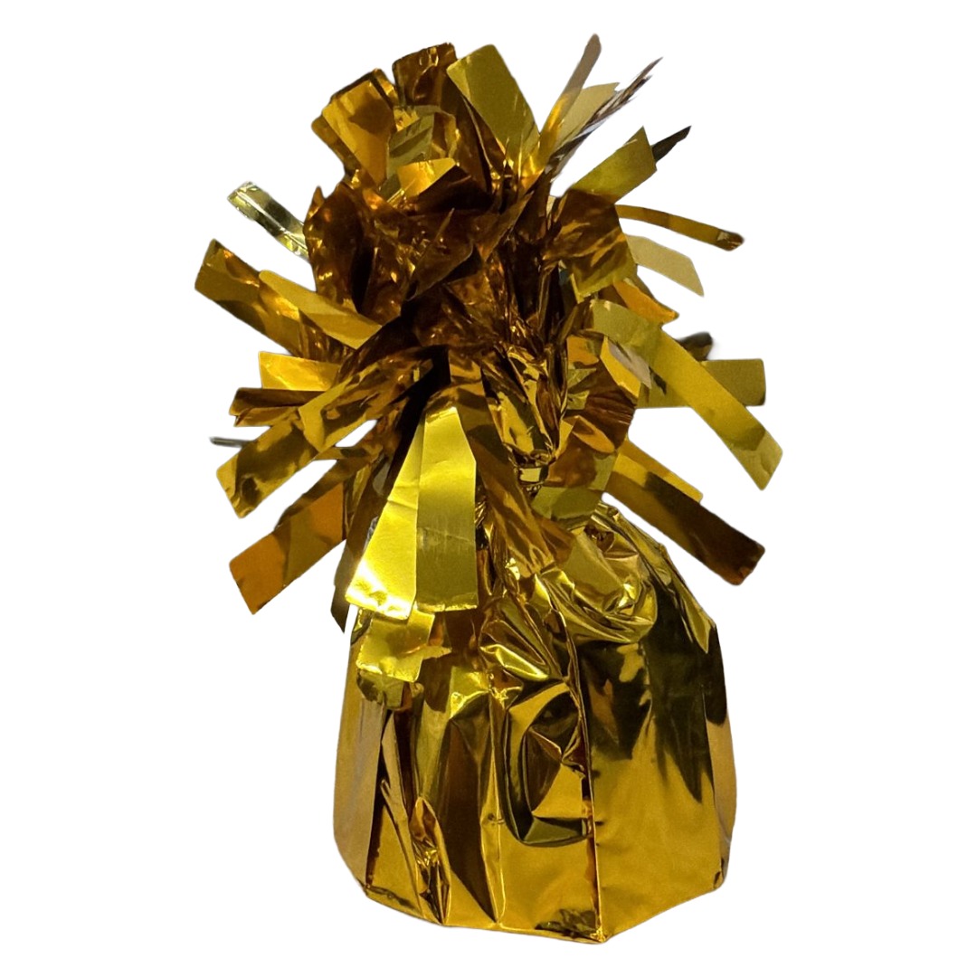 B4U Gold Foil Balloon Weight