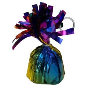 B4U Rainbow Foil Balloon Weight