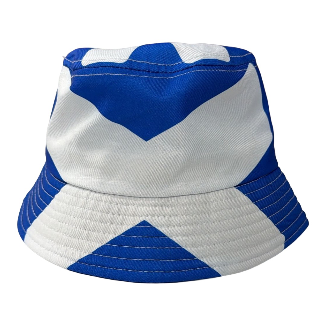 Scotland Saltire Bucket Hat – Blue & White