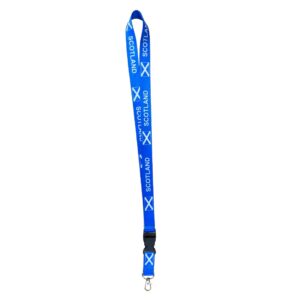 Scotland Blue & White Saltire Flag Lanyard