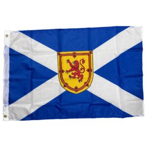 60 x 90cm Scotland Saltire Flag With Central Lion Rampant Shield