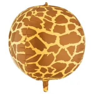 30 inch Matte Giraffe Spots Ball Foil Balloon
