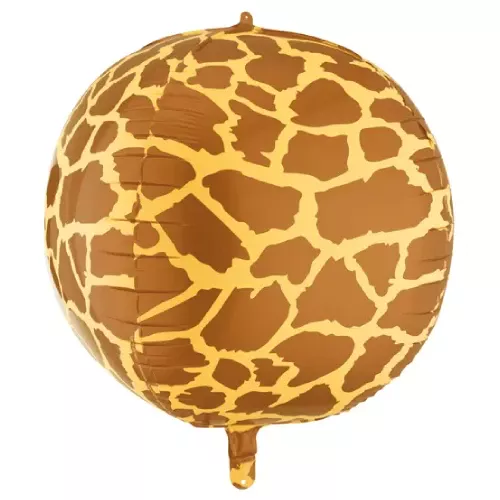 30 inch Matte Giraffe Spots Ball Foil Balloon