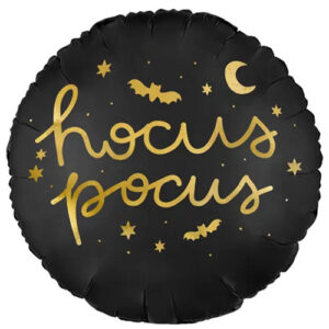 Party Deco 18 inch Hocus Pocus Black Foil Balloon
