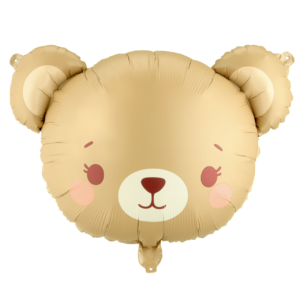 Party Deco 22 inch Teddy Bear Head Foil Balloon