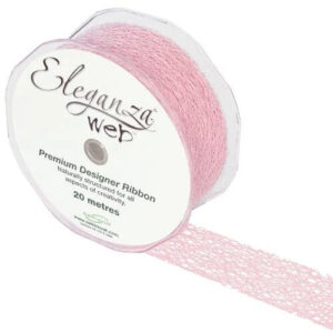 Eleganza Light Pink 38mm x 20m Web Ribbon