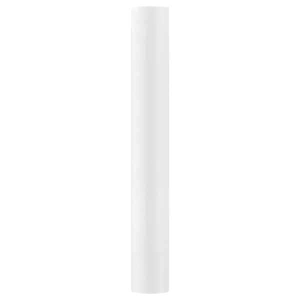 Party Deco 0.36 x 9m Plain White Satin Fabric Roll