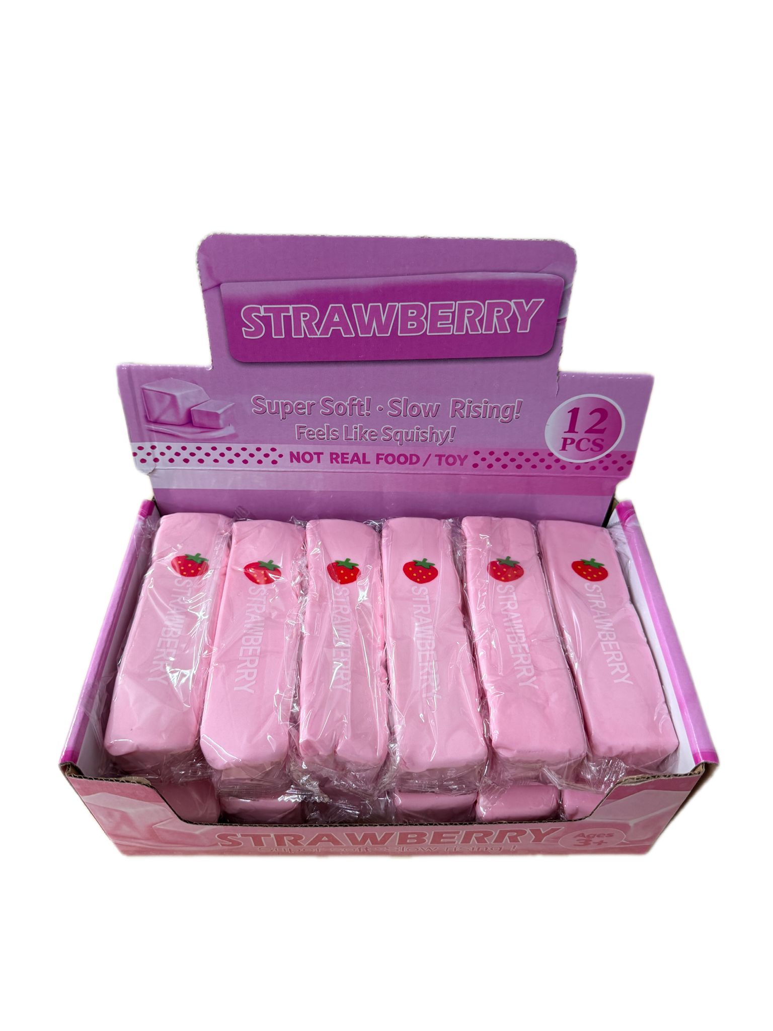 4oz Strawberry Squishy Pack of 12
