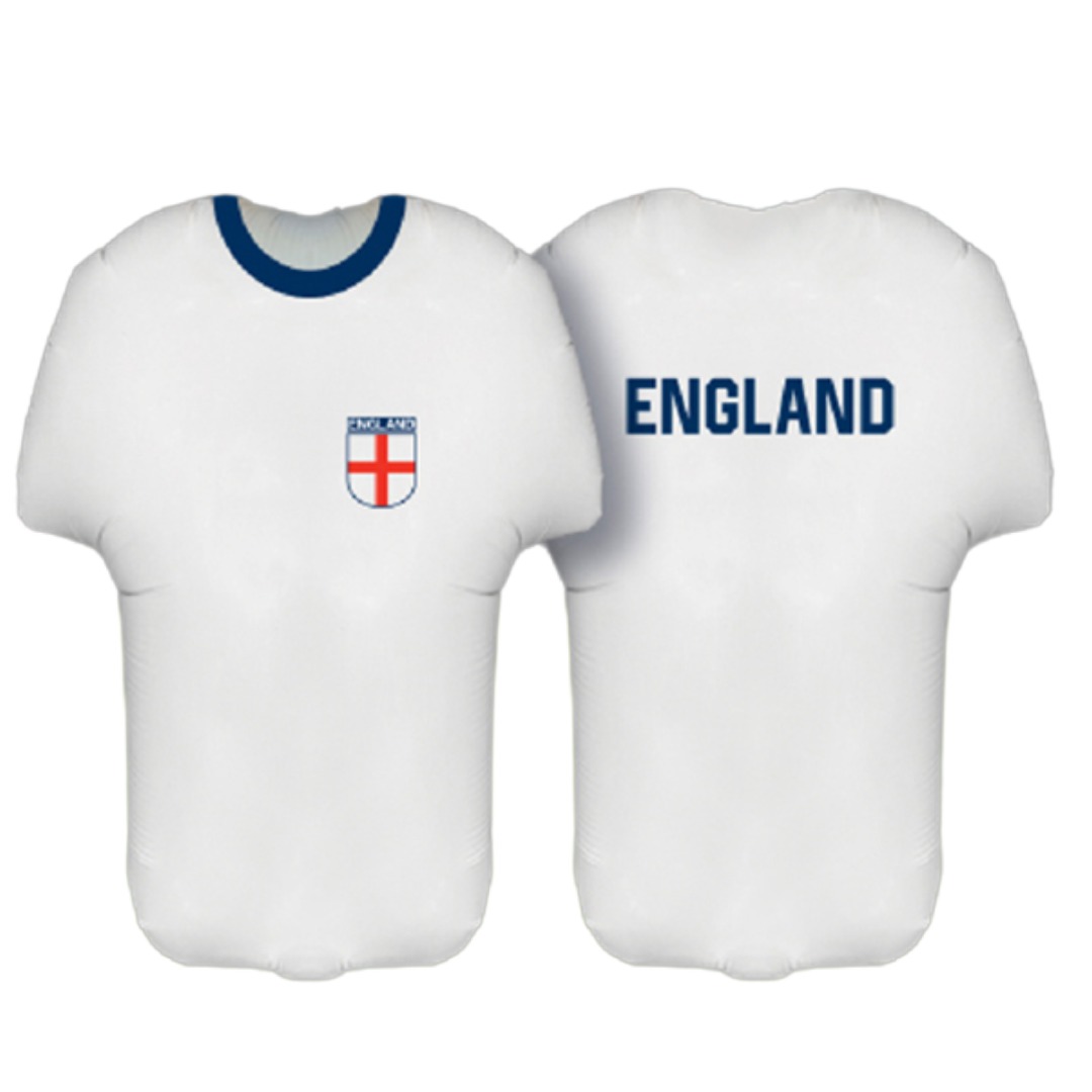 Oaktree 24 inch England Football Shirt Foil Balloon