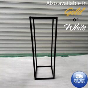 Rectangular Metal Table Centerpiece Stand