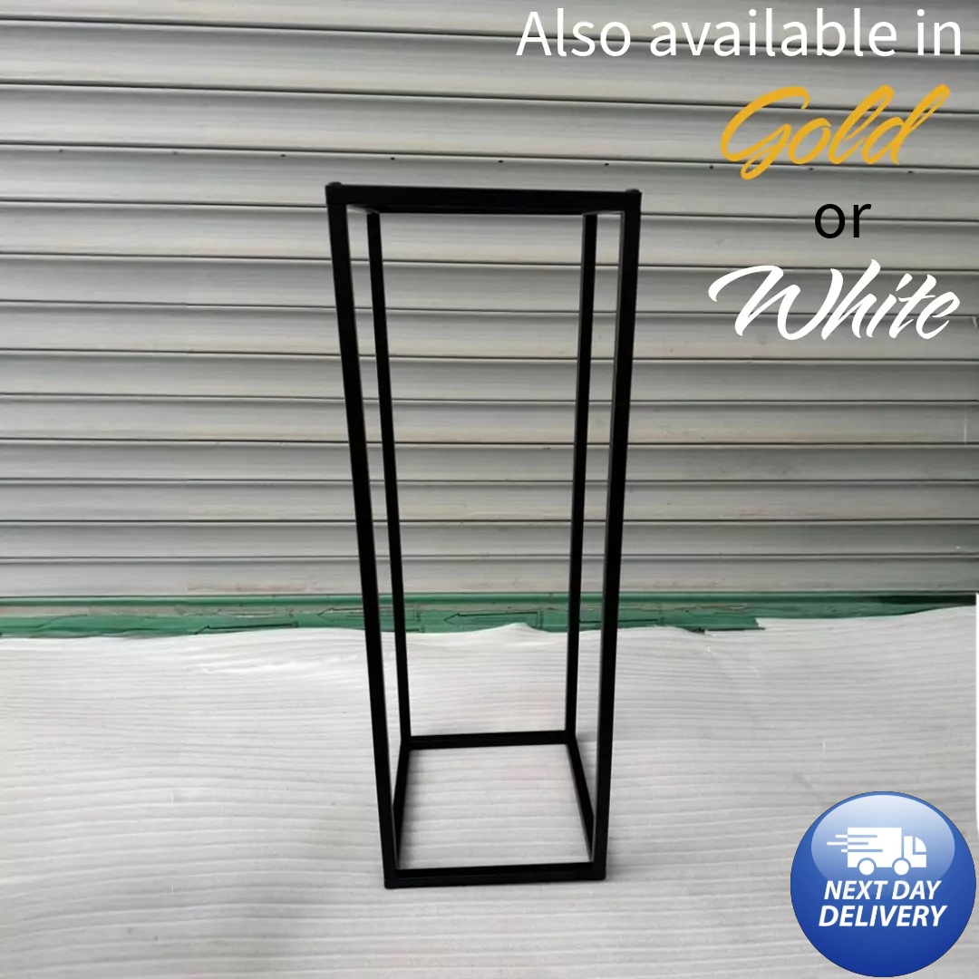 Rectangular Metal Table Centerpiece Stand