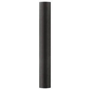Party Deco 0.36 x 9m Plain Black Satin Fabric Roll