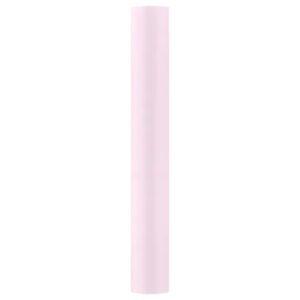Party Deco 0.36 x 9m Plain Light Pink Satin Fabric Roll